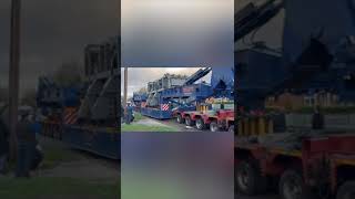 Biggleswade power station transformer delivery via Dunton village Bedfordshire from Tilbury Docks [upl. by Jedd164]