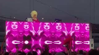 Trixie Mattel DJs Katya to Padam Padam at Pier 17 NYC [upl. by Spike]