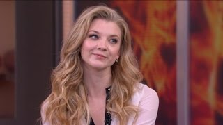 Natalie Dormer Talks The Hunger Games Mockingjay Part 1 [upl. by Eidnas]