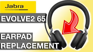 Jabra Evolve2 65 Earpad Replacement How to [upl. by Nivan]