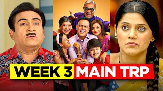 Sab TV Week 3 TRP  Sony Sab Week 3 Main TRP [upl. by Ahsenik]