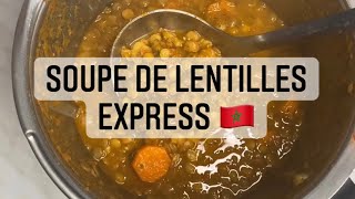 ♨️ SOUPE DE LENTILLES EXPRESS AU THERMOMIX ❗️ [upl. by Sacks]