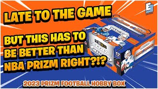 2023 NFL PRIZM HOBBY BOX  LATE TO THE GAME  MUCH BETTER EXPERIENCE THAN NBA PRIZM [upl. by Icyac]