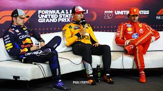 F1 2024 United States GP  Post Qualifying Press Conference [upl. by Esdnyl]