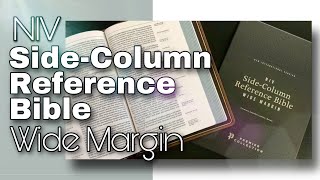 NIV SideColumn Reference Bible Review  Wide Margin  Premier Collection  Brown Goatskin [upl. by Halden384]