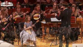 Anastasia Tyurina 10yo balalaika ATsygankov Concertsymphony for balalaika and orchestra [upl. by Haily]