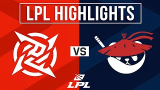 NIP vs AL Highlights ALL GAMES  LPL 2024 Spring  Ninjas in Pyjamas vs Anyones Legend [upl. by Ynneg]