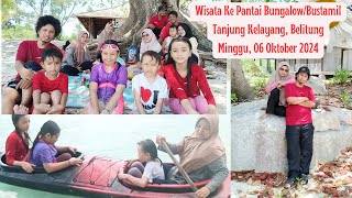 Liburan Wisata Ke Pantai BungalowPantai Bustamil di Tanjung Kelayang Belitung [upl. by Nirehtak690]