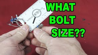 Best way to determine bolt size  THREAD DETECTIVE REVIEW [upl. by Marron]