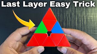 How to Solve Last Layer of Pyraminx Without Algorithms [upl. by Nnaihs]