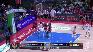 Brgy Ginebra vs Rain or Shine  March 08 2024  First Quarter Highlights [upl. by Lymn]