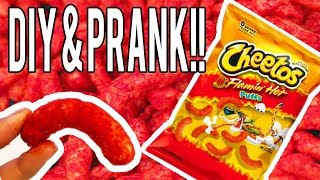 DIY Hot Cheetos Puff amp PRANK [upl. by Manno]