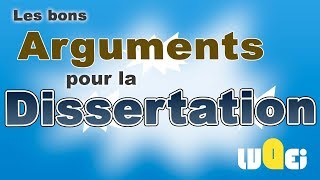 🇫🇷Les bons arguments pour une dissertation de Master 🇫🇷🎓💁 [upl. by Oby813]