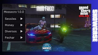 SHOWCASE MELHOR MOD MENU FREE PARA RECOVERY GTA V ONLINE MXSSXCRO 100 [upl. by Ern]