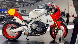 Yamaha XSR 900 GP Motorcycle 2024 Exterior Interior Walkaround [upl. by Urias903]