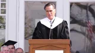 Mitt Romney Launch Out Into The Deep  Commencement 2013 [upl. by Iow]