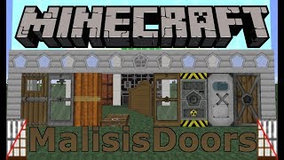 Mods 1 Malisis Doors Mod 1112 Puertas decorativas [upl. by Aciretahs]