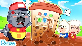 Bearee Tales 🐾📘🧸 Who Ruins Giant Bubble Tea Please Tell the Truth  Educational Videos for Kids [upl. by Aiehtela117]