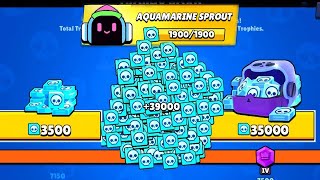 WOOWW AQUAMARINE SPROUT🔥 LEGENDARY NEW GIFTS BRAWL STARS UPDATE REWARDS [upl. by Keverne]