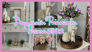 DECORACIÓN PASCUA 2022 DECORACIÓN PASCUAS 2022🐰🌷RECIBIDOR 🌷 [upl. by Akeit340]