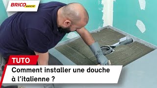 Comment installer une douche à litalienne   Bricomarché [upl. by Conners]