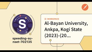 Al Bayan University Kogi Post UTME Application Process Requirements and Deadlines UPDATED [upl. by Suoicul950]