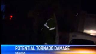 Possible tornado twists through town [upl. by Rosalee]