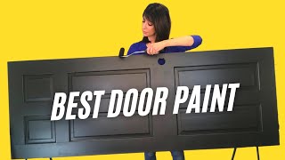 HOW TO PAINT A DOOR The BEST Way to Paint a Door Is… [upl. by Ettie]