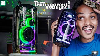 Thee 🔥 Transparent RGB light Bluetooth Speaker 🤯 [upl. by Ogires353]