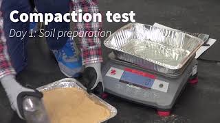 Standard Proctor Compaction Test 2 Soil Preparation StepbyStep Testing Procedure experiment [upl. by Nalrah798]