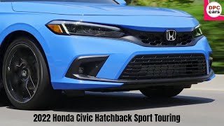 2022 Honda Civic Hatchback Sport Touring in Boost Blue Pearl [upl. by Notsua]