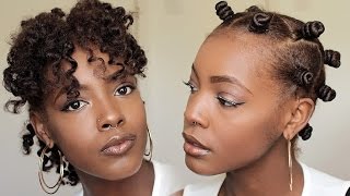 How To Perfect Bantu Knot Out On Natural Hair w Take Down  Styling [upl. by Allit943]