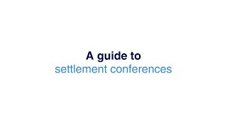 A guide to settlement conferences  WorkCover Queensland [upl. by Jeffery]