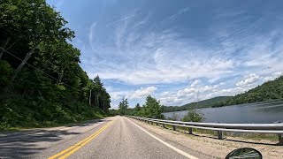 Honda Rebel 500 and a really scenic road in New Hampshire 4k POV [upl. by Imnubulo]