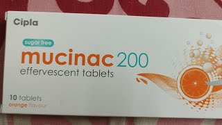 Mucinac 200 effervescent tablets [upl. by Elstan]