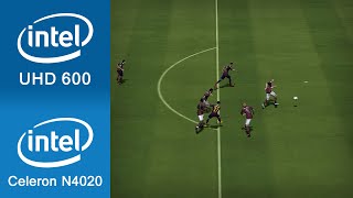 FIFA 14 Gameplay Intel UHD 600  Intel Celeron N4020 [upl. by Irtimid]