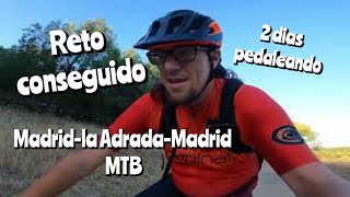 Madrid  Avila MTB  en dos días madridavilaMTB entrenamiento [upl. by Troth383]