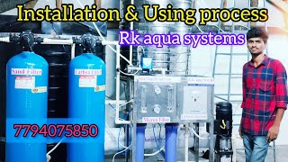 Ro plant installation amp using process  Ro plant dealers 7794075850  tulagapuhariprasad [upl. by Marcy485]