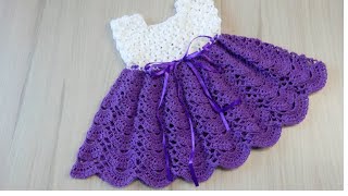 ✨ ¡Maravilloso Vestido para bebé a crochet Muy Fácil en Mi Rincón del Tejido [upl. by Loeb348]