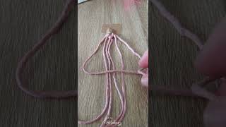 DIY PorteClés en Macramé  Tutoriel Pas à Pas [upl. by Naivart]