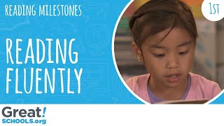 Does your 1st grader read smoothly like this  Milestones from GreatSchools [upl. by Cardon]