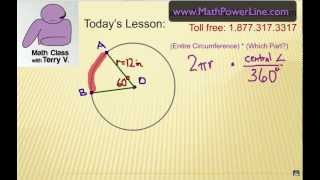 How to Find Arc Length Degrees [upl. by Sucram897]