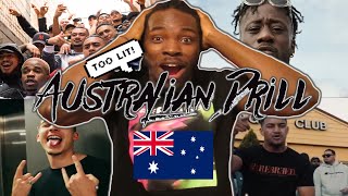 AMERICAN REACTS TO AUSTRALIAN DRILL MUSIC FOR THE FIRST TIME ONEFOUR MANU CROOKS ChillinIT LISI [upl. by Esenwahs]