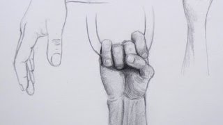 How to Draw Realistic Hands  Different Ways [upl. by Nolyaj]