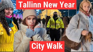 🔥 Tallinns Midnight Temptation 🔥 Nightlife Estonia the City Walking Tour 4K [upl. by Illehs]