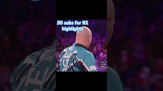 Littler walk through the park R1 of players championship tournament darts lukelittler [upl. by Inohs467]