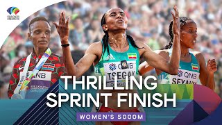 Womens 5000m Final  World Athletics Championships Oregon 2022 [upl. by Anawik]