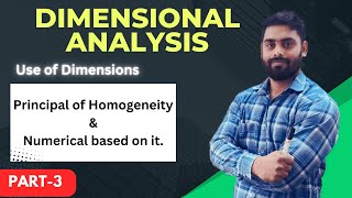 Class11 physics  Units And Measurement  Dimensional Analysis DimensionsPart03 [upl. by Abrahams]