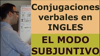 Conjugar verbos en ingles  Modo subjuntivo en ingles [upl. by Gnov]