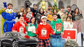 WORLDS CRAZIEST FAMILY CHRISTMAS GIFTS OPENING NEW CAR [upl. by Ziagos]